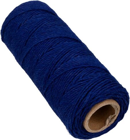 Craft County 100% Hemp Cord Spools – 205 ft (62.5m) Crafting Cord with a Polished Finish – Light Brown (0.5mm) in Saudi Arabia