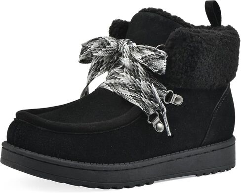 WHITE MOUNTAIN Women's Icebox Faux Fur Moc Toe Bootie in Saudi Arabia