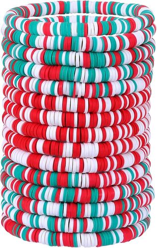 21/20/15/12 PCS Friendship Bracelet Surfer Heishi Bracelet Preppy Bracelets Summer Stretch Clay Bead Bracelets Stackable Bohemian Beach Bracelet Set for Women in Saudi Arabia