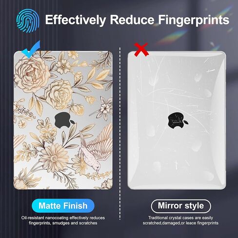 Mektron Ultra Thin Armor Case Compatible with MacBook Air 13.6 inch Printed Cover 2025-2022 M4 M3 M2 A3240 A3113 A2681, Protective Hard Shell with Fold Kickstand, Astronauts in Kuwait