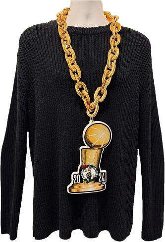 aminco Boston Celtics 2024 NBA Champions Fan Chain, Gold in Saudi Arabia