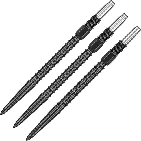 TARGET Darts Swiss Point Dart Points, Chrono (3 Pack Set of Tips) 26MM/30MM/35MM/40MM – Gold/Silver/Black | Change Dart Points, Swiss Storm Points, Professional Darts Accessories in Saudi Arabia