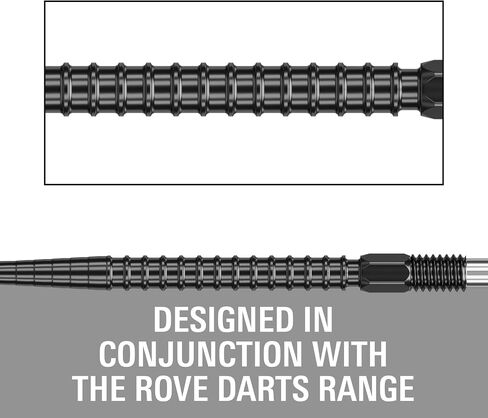 TARGET Darts Swiss Point Dart Points, Chrono (3 Pack Set of Tips) 26MM/30MM/35MM/40MM – Gold/Silver/Black | Change Dart Points, Swiss Storm Points, Professional Darts Accessories in Saudi Arabia
