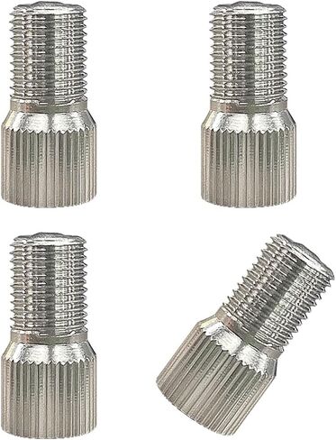 4PCS 39mm Valve Caps Stem Extension, Screw-on Chrome Plated Brass Valve Stem Cap, Universal Wheel Tire Cap Extender Adapter, Valve Cap Stem Extenders for Car Motorcycle Truck in Saudi Arabia