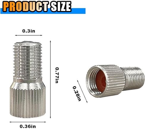 4PCS 39mm Valve Caps Stem Extension, Screw-on Chrome Plated Brass Valve Stem Cap, Universal Wheel Tire Cap Extender Adapter, Valve Cap Stem Extenders for Car Motorcycle Truck in Saudi Arabia
