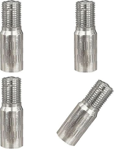 4PCS 39mm Valve Caps Stem Extension, Screw-on Chrome Plated Brass Valve Stem Cap, Universal Wheel Tire Cap Extender Adapter, Valve Cap Stem Extenders for Car Motorcycle Truck in Saudi Arabia