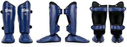 Fairtex SP9 Ultra Ergo Shin Pads | Muay Thai, Kickboxing Shin Guards Made with Syntek Leather in Kuwait