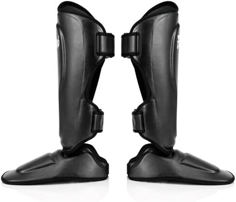 Fairtex SP9 Ultra Ergo Shin Pads | Muay Thai, Kickboxing Shin Guards Made with Syntek Leather in Kuwait
