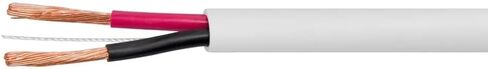 Monoprice Speaker Wire, CL3 Rated, 4-Conductor, 16AWG, 250ft, White in Saudi Arabia