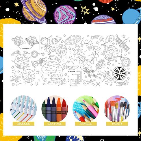 Farm Animal Giant Coloring Poster, 30 x 72 Inches Paper Coloring Tablecloth for Kids Farm Party Decorations Large Coloring Activity Poster for Kids Crafts Home School Party Suppiles (Farm Animal) in Saudi Arabia