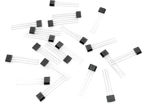 JZK 20pcs TO-92S Bipolar Hall Effect Sensor 41F, Magnetic Detector SS41F 3 Pins Hall Sensor, 41F Hall sensor chip 3pin in Saudi Arabia