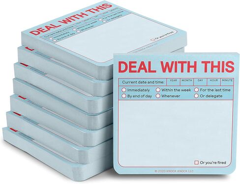 Knock Knock Deal with This Sticky Note (Pastel Version, 3 x 3-inches) (Pack of 1) in Saudi Arabia