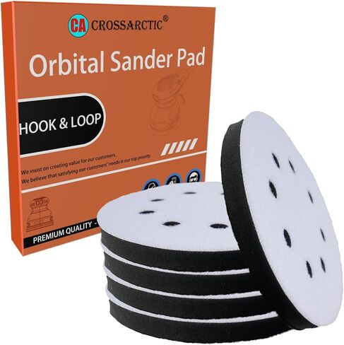 Mouse Detail Sanding Interface Pad - Hook and Loop Triangle Sanding Pads with 5 Holes Foam Interface - Mouse Sander Sandpaper Backing Pad (4 Pack) in Kuwait