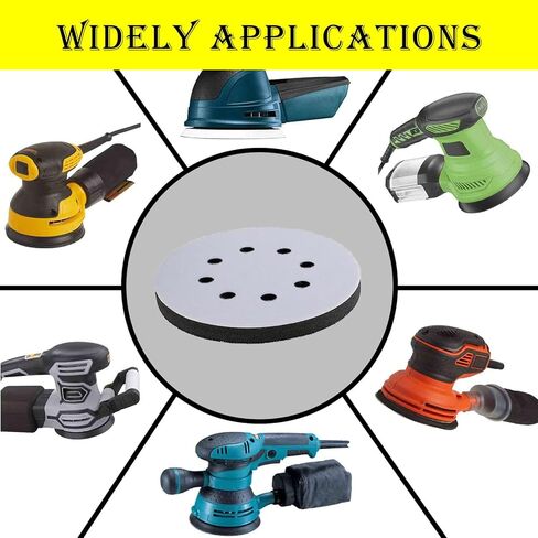 Mouse Detail Sanding Interface Pad - Hook and Loop Triangle Sanding Pads with 5 Holes Foam Interface - Mouse Sander Sandpaper Backing Pad (4 Pack) in Kuwait