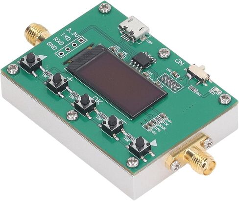 Digital Attenuator Module Digital Attenuator, RF Digital Attenuator 6G RF Programmable Module Attenuation Value 30DB Stepping 0.25DB Organic Light Emitting Diode Display CNC Case in Saudi Arabia