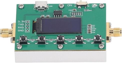 Digital Attenuator Module Digital Attenuator, RF Digital Attenuator 6G RF Programmable Module Attenuation Value 30DB Stepping 0.25DB Organic Light Emitting Diode Display CNC Case in Saudi Arabia
