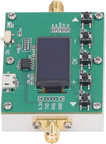Digital Attenuator Module Digital Attenuator, RF Digital Attenuator 6G RF Programmable Module Attenuation Value 30DB Stepping 0.25DB Organic Light Emitting Diode Display CNC Case in Saudi Arabia