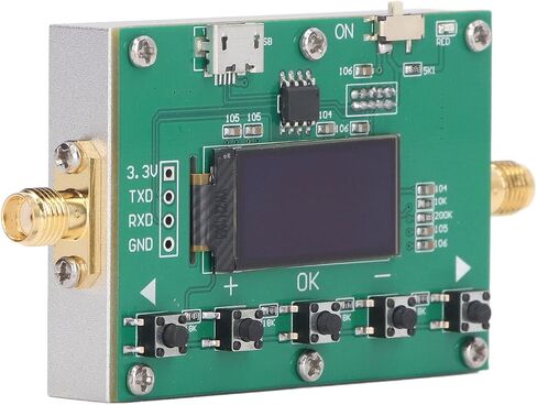 Digital Attenuator Module Digital Attenuator, RF Digital Attenuator 6G RF Programmable Module Attenuation Value 30DB Stepping 0.25DB Organic Light Emitting Diode Display CNC Case in Saudi Arabia