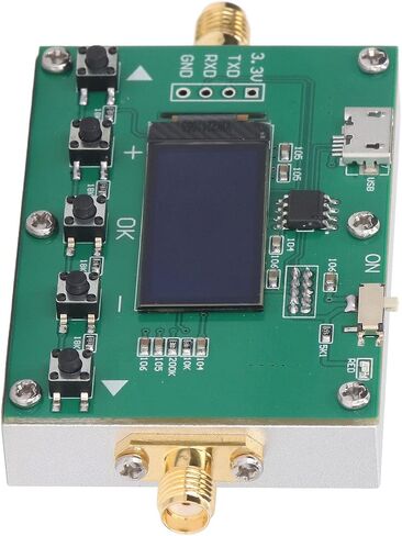 Digital Attenuator Module Digital Attenuator, RF Digital Attenuator 6G RF Programmable Module Attenuation Value 30DB Stepping 0.25DB Organic Light Emitting Diode Display CNC Case in Saudi Arabia