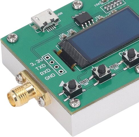 Digital Attenuator Module Digital Attenuator, RF Digital Attenuator 6G RF Programmable Module Attenuation Value 30DB Stepping 0.25DB Organic Light Emitting Diode Display CNC Case in Saudi Arabia
