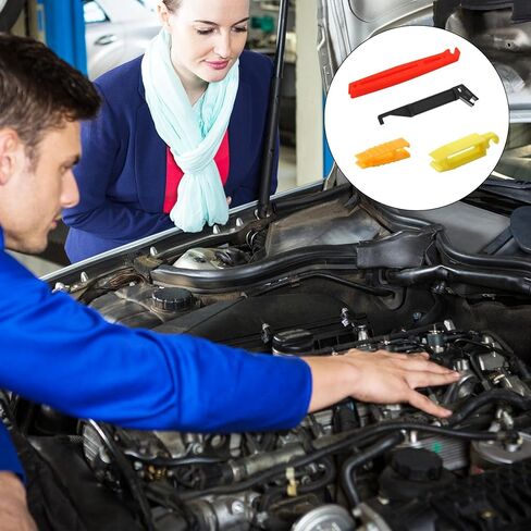 مجموعة أدوات سحب الصمامات الزجاجية المكونة من 4 قطع، أداة إدخال صغيرة، مجموعة إزالة الصمامات، ضرورية لاستبدال أداة استخراج الصمامات والدراجات النارية والشاحنات مع مقبض معزول مضاد للانزلاق in Kuwait