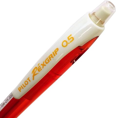Pentel Pilot Mechanical Pencil RexGrip, 0.5mm, Red Body (HRG-10R-R5) in Saudi Arabia