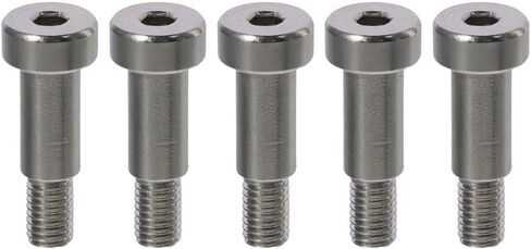 FEIYING Shoulder Screws 5Pcs Silver Screws 304 Stainless Steel Shoulder Screw Shoulder Bolt Screw(M8x16mm) in Saudi Arabia