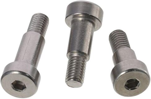 FEIYING Shoulder Screws 5Pcs Silver Screws 304 Stainless Steel Shoulder Screw Shoulder Bolt Screw(M8x16mm) in Saudi Arabia