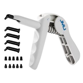 JMU 10 Pack Dental Composite Gun Dispenser Applicator Autoclavable, Comes with 50 Unidose Copsules Cartridge Tips, Plastic Caps