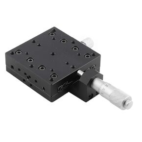 Walfront SEMX60-AC X Micrometer Linear Stages Manual Precision Linear Stage 60x60mm Fine-tuning Cross Roller, Knives And Accessories
