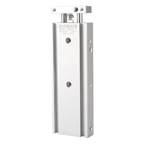 Baomain Compact Aluminum Air Cylinder CXSM10-75 Guide Rod Plate Double Rod Guided Pneumatic Slide Bearing Cushioned