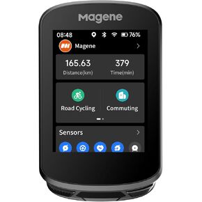 Magene C506 GPS Bike Computer - 2.4" Color Touchscreen, Smart Navigation, Fast WiFi & Bluetooth, Riding Assistant Wireless, Indoor Cycling & Training