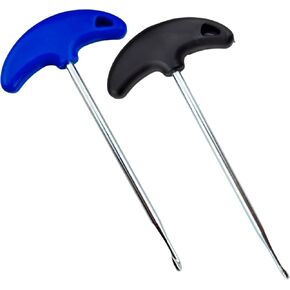 Hockey Skate lace Tightener Tool - Ice Hockey Skate lace Hook,Ice Skate Lace Tightening Tool,Ice Skate Boot Lace Hook, Suitable for Lacing Up Ice Skates Boots（2 Pack）