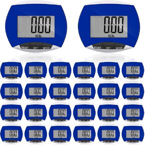 Weewooday Pedometer for Walking Steps and Miles Simple Step Counter Clip on for Walking with Digital Display Portable Clip Step Tracker Pocket Pedometer Bulk for Men Women Adults Seniors