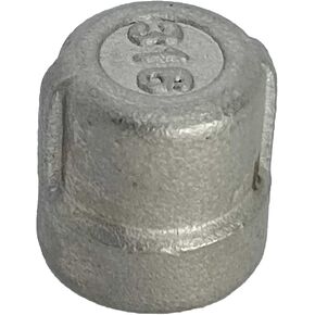 AF Hydro Stainless Steel SS316 Round Cap Pipe Fitting, 1/4'' NPT Female Thread, Pressure Rating up to 150 PSI, Class 150 Connector Adapter to Protect Ends of Pipes and Tubes