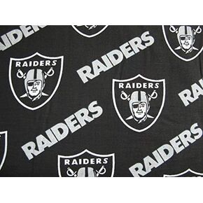 60" Wide Raiders 100% Cotton.
