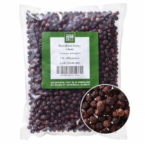 MONTEREY BAY HERB CO. Hawthorn Berries, Whole | Use for Jams, Beverages, Teas | 1lb