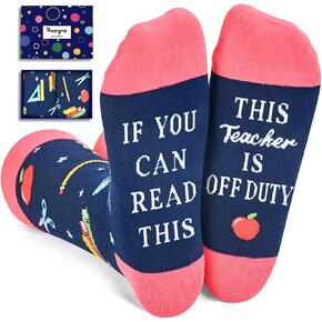 HAPPYPOP Funny Socks Fun Socks for Women Men Teens College Student Gifts Cool Graduation Gifts for Her Graduate Gifts for Him, Gifts for Students