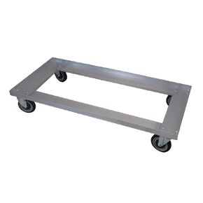 Channel GRD2 Dollies, Glass Rack/Milk Crate Dolly, Glass Rack Dollies, 44"W x 22"D x 7.5"H, Aluminum Construction