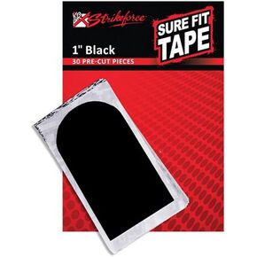 KR Strikeforce Sure Fit Tape Black Pack of 30-1 Inch