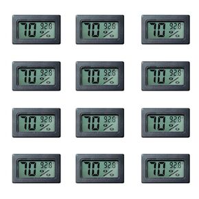 Humidity Gauge,Newlight66 Digital Hygrometer Indoor Outdoor Hygrometer Thermometer for Home Car Greenhouse（12 Pack