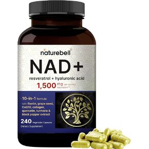 NatureBell Trans Resveratrol Supplement, 1,000mg Per Serving, 180 Veggie Capsules | 99% Purity, Micronized for Full Absorption – Antioxidant for Healthy Aging, Brain, & Heart Support – Non-GMO
