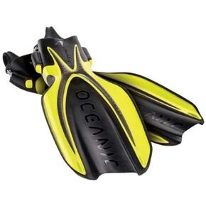 Manta Ray Scuba Diving Fin, YellowBlack, Small by Oceanic