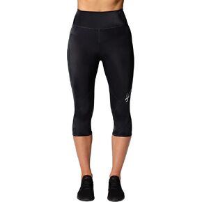 CW-X Women's Stabilyx 3.0 Joint Support 3/4 Capri Compression Tight, High-Rise Leggings with Back Phone Pocket for Running