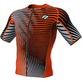 Zimco Men Performance Triathlon Aero Top Tank Triathlon Short Sleeve Shirt Tri Singlet