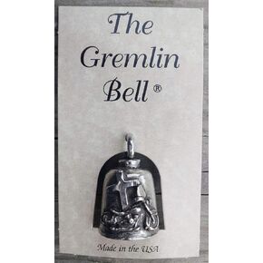 All American Gremlin Bells-Jesus Rides with Me Gremlin Bell for Bikers and Riders