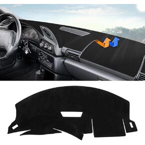 Autorder Dashboard Cover Mat for 1982-1990 1991 1992 Chevy Chevrolet Camaro Z28 Accessories Dash Cover Upgrade Velvet Dash Mat Sunshade Glare UV Rays Protector(Without HUD)