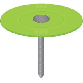 STINGER 0135091 1-1/2" مسامير ذات غطاء بلاستيكي - مجلفن كهربائيًا (2000 قيراط)