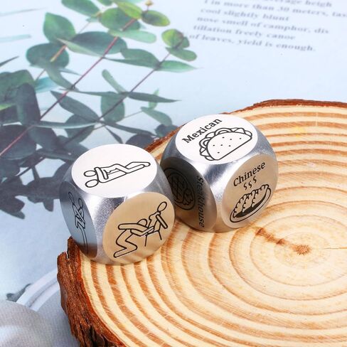 Gag Gifts Funny Adults Stocking Stuffers for Her 10th Anniversary Tin Gifts for Him Her Wedding Registry Ideas 10 Year Anniversary Wedding Gifts Santa Swap Gifts for Exchange Games Dice Christmas in Saudi Arabia
