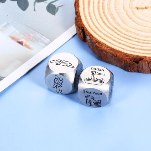 Gag Gifts Funny Adults Stocking Stuffers for Her 10th Anniversary Tin Gifts for Him Her Wedding Registry Ideas 10 Year Anniversary Wedding Gifts Santa Swap Gifts for Exchange Games Dice Christmas in Saudi Arabia